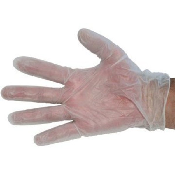 The Brush Man Vinyl Disposable Gloves, Vinyl, L, 100 PK GLOVE-1204DL